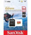 SANDISK MICRO SDXC UHS-I U3 V30 (SDSQXVF-064G) 64GB 90/MBS