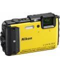 NIKON AW 130 AMARILLO KIT CON FUNDA-SOPORTE BICI Y ARNES DE PECHO