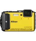 NIKON AW 130 AMARILLO KIT CON FUNDA-SOPORTE BICI Y ARNES DE PECHO