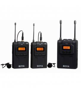 MICROFONO LAVALIER INALAMBRICO UHF BOYA BY-WM8