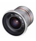 SAMYANG 12MM f/2.0 NSC MFT PLATEADO