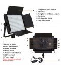  NANGUANG LED CN-1200CSA BICOLOR CON ALETAS (KIT CON 2 PANEL LED)