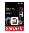 SANDISK EXTREME SDHC Card 16GB 90MB/s