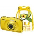 NIKON COOLPIX W100 AMARILLO KIT + MOCHILA