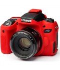 EASYCOVER FUNDA PROTECTORA PARA LA CANON EOS 77D ROJO (INCLUYE PROTECTOR DE PANTALLA LCD)