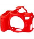 EASYCOVER FUNDA PROTECTORA PARA LA CANON EOS 77D ROJO (INCLUYE PROTECTOR DE PANTALLA LCD)