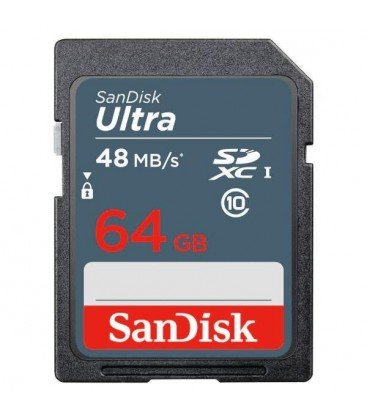 SANDISK SDHC ULTRA 64GB 48M/BS