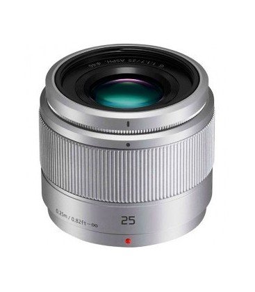 PANASONIC LUMIX G 25 mm/F1.7 ASPH PLATA