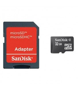 SANDISK 32GB CLASE 4 MICRO SD TRANSFLASH