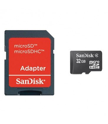 SANDISK 32GB CLASE 4 MICRO SD TRANSFLASH