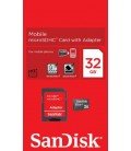 SANDISK 32GB CLASE 4 MICRO SD TRANSFLASH