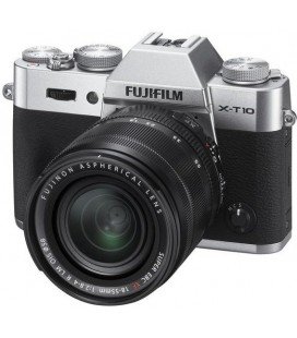 FUJIFILM CAMARA EVIL X-T10 + XF 18-55 F2,8-4 PLATA