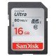 SANDISK SDHC ULTRA 16GB/80MB/s.