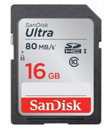 SANDISK SDHC ULTRA 16GB/80MB/s.