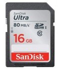 SANDISK SDHC ULTRA 16GB/80MB/s.