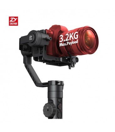 ZHIYUN CRANE 2 (HASTA 3.2KGS) ESTABILIZADOR 3 EJES GIMBAL 360 GRADOS