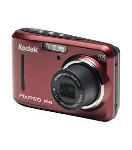 KODAK PIXPRO FZ43 ROJA + 4 PILAS Y FUNDA