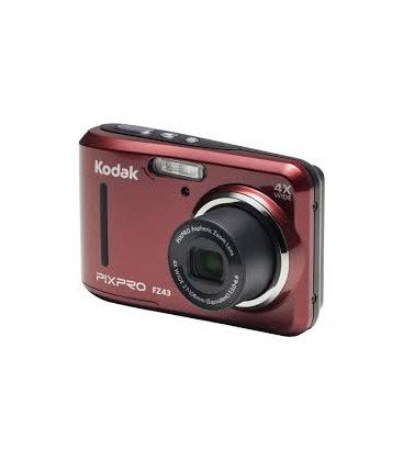 KODAK PIXPRO FZ43 ROJA + 4 PILAS Y FUNDA