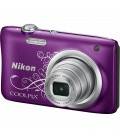 NIKON COOLPIX A100 VIOLETA + ESTUCHE+ PALO DE SELFIE