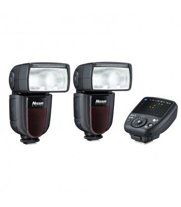 NISSIN KIT 2 DI700A NIKON 2FLASHES + TRANSMISOR AIR 1