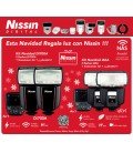 NISSIN KIT2 I60 OLYMPUS/PANASONIX 2FLASHES + TRANSMISOR AIR 1