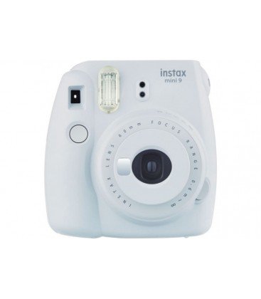 FUJIFILM INSTAX MINI 9 + 10 FOTOS + FUNDA ORIGINAL -BLANCO