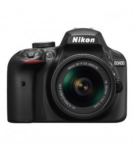 NIKON D3400 + AF-P DX NIKKOR 18-55mm f/3.5-5.6G + ESTUCHE REFLEX