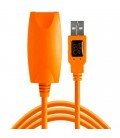 TETHER TOOLS TEHTERPRO USB 2.0 ACTIVE EXTENSION 5MTS. NARANJA