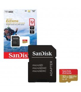 SANDISK MICRO SDHC EXTREME 32 GB 100M/BS