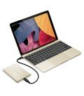 LACIE DISCO DURO TIPO C USB 3.0 2 TB - DORADO DE PORSCHE DESIGN