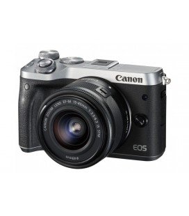 CANON EOS M6 KIT + EF-M 15-45mm F3.5-6.3 IS STM - PLATA