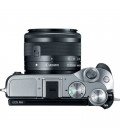 CANON EOS M6 KIT + EF-M 15-45mm F3.5-6.3 IS STM - PLATA