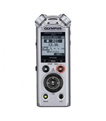 OLYMPUS LS-P1 GRABADORA AUDIO 4GB PLATA