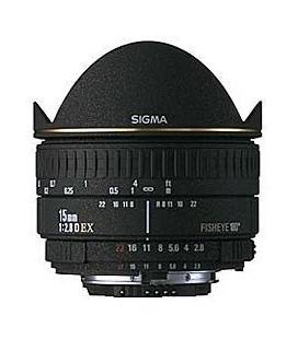 SIGMA 15MM F2.8 EX DG OJO DE PEZ DIAGONAL PARA NIKON