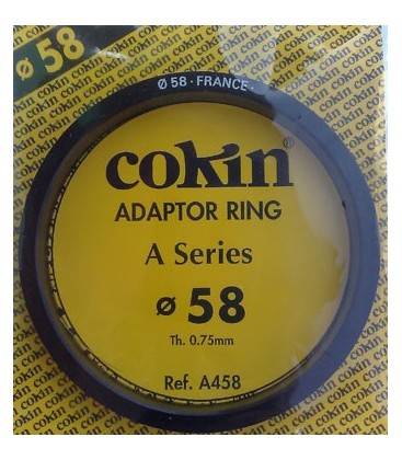 COKIN ANILLA ADAPTADOR SERIE A DE 58 MM.