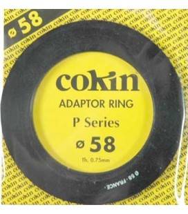 COKIN ANILLA ADAPTADOR SERIE P DE 58 MM.