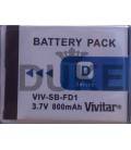 VIVITAR BATERIA NP-FD1 P/SONY T-77 - T90